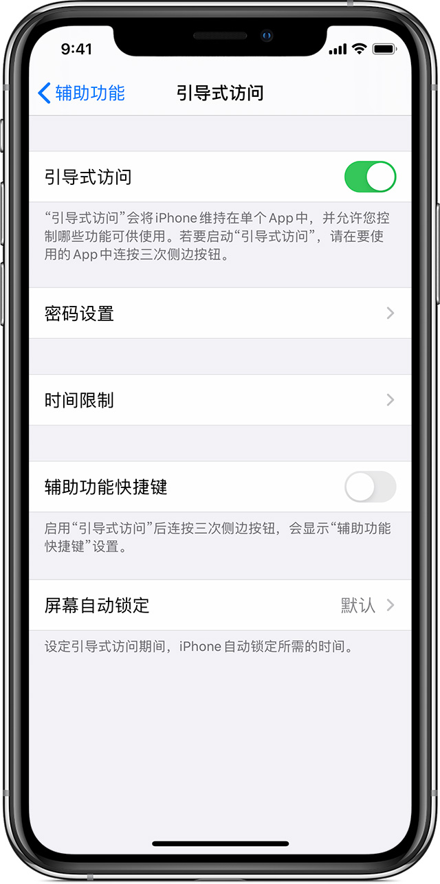 福建苹果手机维修分享如何在 iPhone 上退出引导式访问 